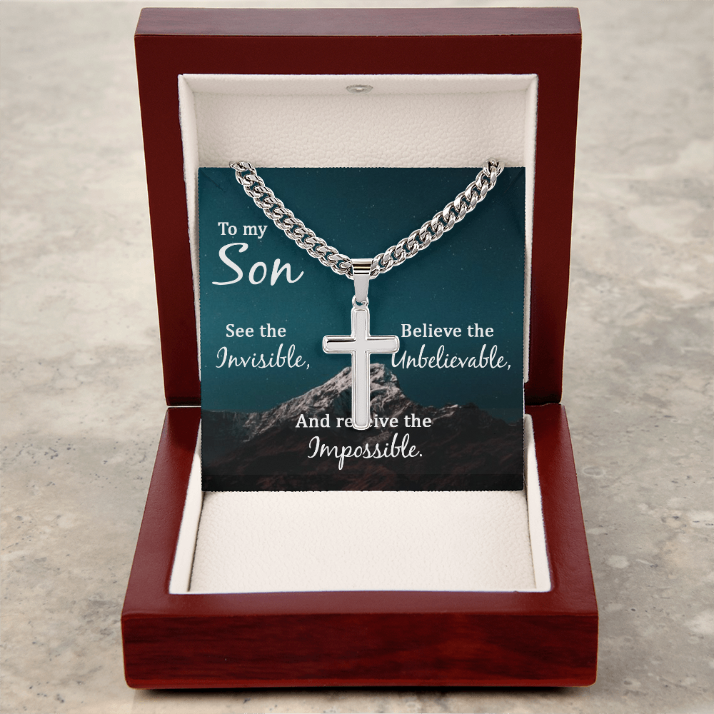 To my son Faith Necklace