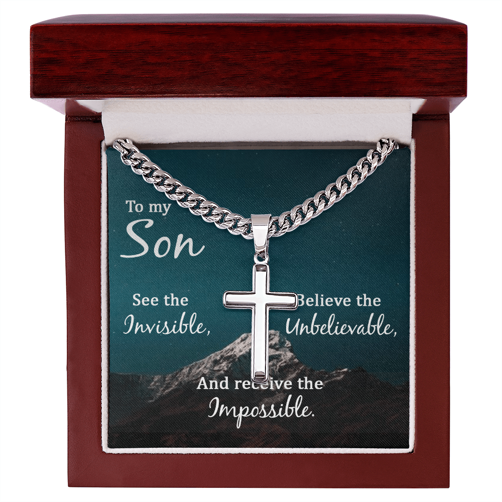 To my son Faith Necklace